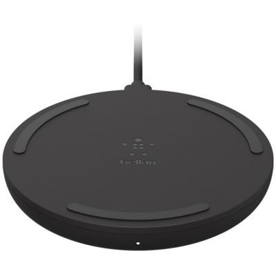 image Belkin Chargeur à induction BoostCharge 10 W (chargeur sans fil rapide certifié Qi) - noir