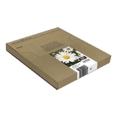 image  Cartouche EPSON Pack de 4 Cartouches d’encre 18 - Noir / tricolore - Capacité standard