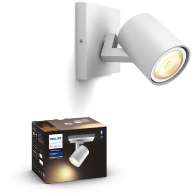 image Philips Hue White Ambiance RUNNER Spot 1x5.5W extension compatible Bluetooth - Blanc (télécommande non incluse), compatible Bluetooth