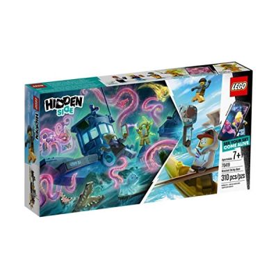 LEGO-Hidden Side Le bateau hanté Jeu de Construction Interactif de de Chasse Aux Fantômes Réalité Augmentée pour iPhone et Android , 310 Pièces 70419