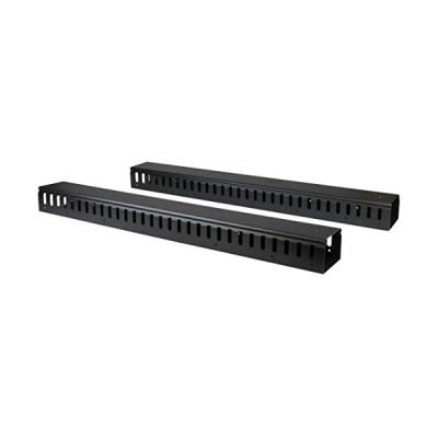 STARTECH Panneau de gestion de câbles 0U de 1,8 m pour rack - Guide-câbles avec conduit encoché