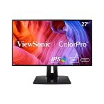image produit ViewSonic VP2768-4K Moniteur 27'' 4K UHD 3840x2160 Pixels, 16:9, 5ms, Delta E<2, HDMI, DP, Mini DP, USB, Ergonomique, Noir