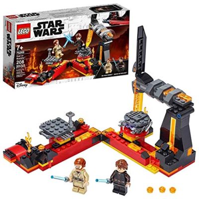 LEGO Star Wars, Le duel on Mustafar, La revanche des Siths, Set de jeu avec les figurines de Luke Skywalker et Obi-Wan Kenobi Minifigures, 108 pièces, 75269