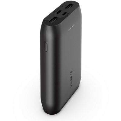 image Belkin Batterie externe portable 10K (port USB-C + double port USB-A, noir)