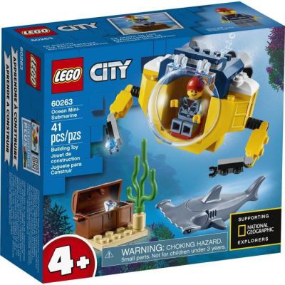 image LEGO-Le Mini sous-Marin City Jeux de Construction, 60263, Multicolore