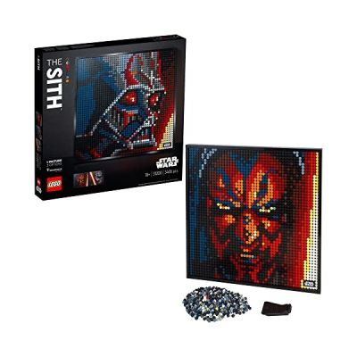 LEGO 31200 Art Star Wars Les Siths Set pour Adultes, Edition Collector à Faire Soi Même - Toile de Décoration Murale