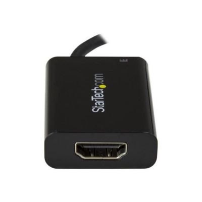 image STARTECH Adaptateur USB-C vers HDMI avec Power Delivery - Compatible Thunderbolt 3 - Noir - 4K 60 Hz