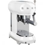 image produit Smeg ECF01WHEU Machine à café espresso, 1350 W,  Blanc