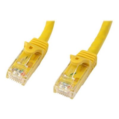 image STARTECH Câble réseau Cat6 UTP sans crochet de 7 m - Câble patch - M/M - Jaune