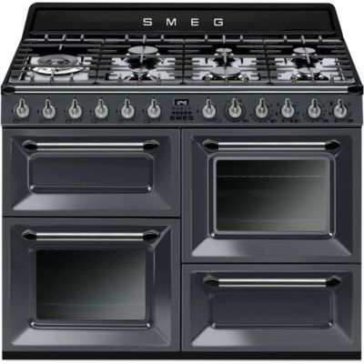 image Piano de cuisson Smeg VICTORIA 110cm MIXTE GRIS - TR4110GR