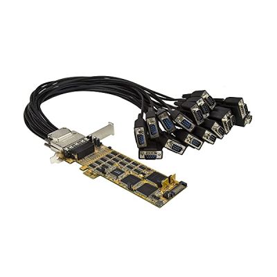 image STARTECH Carte PCI Express à 16 ports série DB9 RS232 - Adaptateur série PCIe haute vitesse à faible encombrement - PCI Express