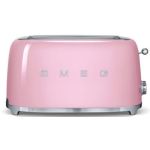 image produit Smeg TSF02PKEU Grille-pain, 1500 W, Rose Bonbon - livrable en France