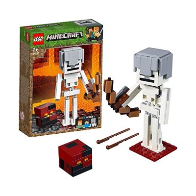 LEGO Minecraft 21150 Bigfigurine Squelette avec un cube de magma