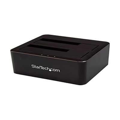 image STARTECH Station d'accueil USB 3.0 pour 2 disques durs SATA de 2,5-/3,5- - Dock HDD / SSD SATA à deux baies