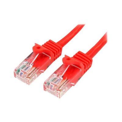 image STARTECH Câble réseau Cat5e UTP sans crochet - 7 m Rouge - Cordon Ethernet RJ45 anti-accroc - Câble patch