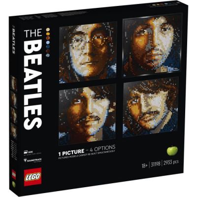 image LEGO 31198 Art The Beatles Set de Construction pour Adultes, Edition Collector à Faire Soi Même - Toile de Décoration Murale