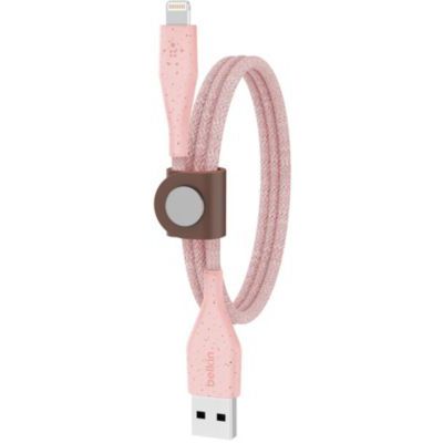 image Belkin Lightning to USB-A Cable w Strap 1M Pink