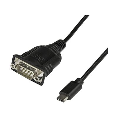 STARTECH Câble adaptateur USB-C vers série - USB C vers RS232 - Compatible avec Windows / macOS / Linux