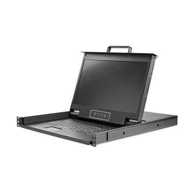 image STARTECH Console KVM 1U à un port pour rack de serveur - 17,3 pouces - HD 1080p - 1 Ordinateur(s) - 43,9 cm (17,3-) LCD - Full