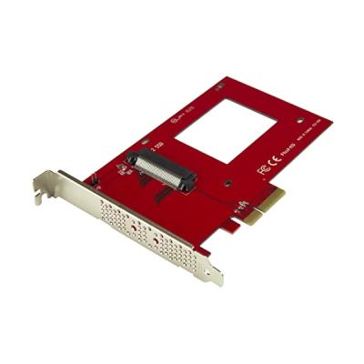 image STARTECH Adaptateur U.2 vers PCIe pour SSD U.2 NVMe - SFF-8639 - PCI Express 3.0 x4 - Carte PCIe U.2