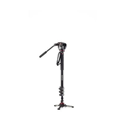 image Manfrotto XPRO Rotule Base FLUIDTECH Monopode Vidéo Rotule Noir