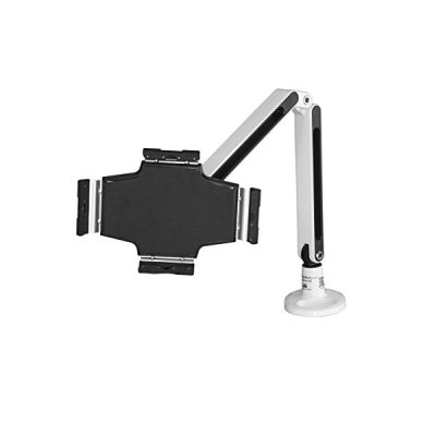 image STARTECH Support de bureau pour tablette - Bras articulé - Support tablette pour iPad ou Android 9- à 11- - Acier - Blanc