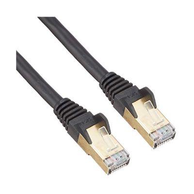 STARTECH Câble réseau Cat6a STP blindé sans crochet - 3 m Noir - Cordon Ethernet RJ45 anti-accroc - Câble patch