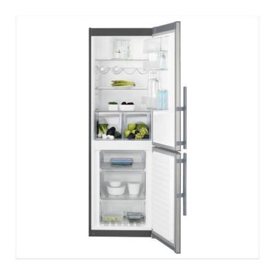 image ELECTROLUX LNT4TE33X2 - Réfrigérateur congélateur bas - 311L (220+91)- Froid ventilé - No Frost - A+ - H201 x L60cm - Inox