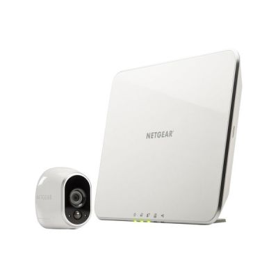 Arlo HD Kit de 1 Smart caméra de Surveillance connectée + Sonnette Intelligente connectée Arlo Doorbell, Arlo Chime Inclus