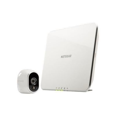 image Arlo HD Kit de 1 Smart caméra de Surveillance connectée + Sonnette Intelligente connectée Arlo Doorbell, Arlo Chime Inclus