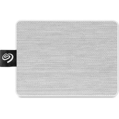 image Seagate Technology Disque Dur externe SSD, One Touch SSD 500Go USB3.0, Blanc