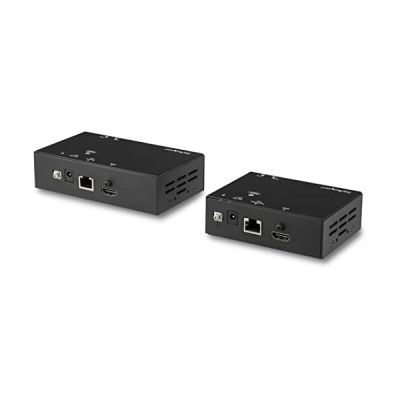 image STARTECH Adaptateur HDMI 4K sur Ethernet jusqu'à 30 m avec Power Over Cable - Convertisseur HDMI 1080p 60 Hz vers RJ45