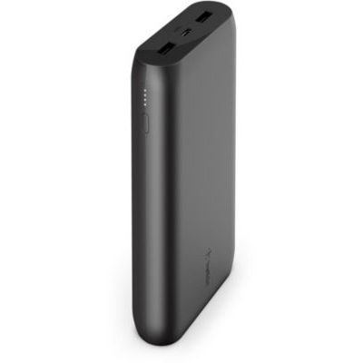 image Belkin Batterie externe portable 20000 mAh (double port USB, noir)