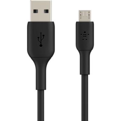 image Belkin Câble Micro-USB pour Enceintes Portables, Batteries Externes, Liseuses, etc (1 m, Noir)