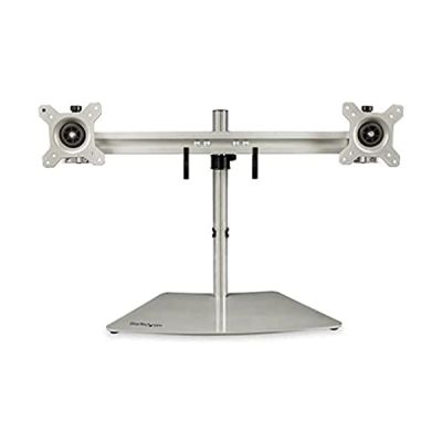 STARTECH Bras pour double moniteur à fixation horizontale - Aluminium - Réglable - 61 cm (24-)