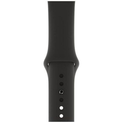 image Apple Watch Bracelet Sport Noir (44 mm) - M/L et L/XL
