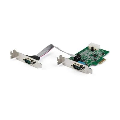 STARTECH Carte série PCI Express à 2 ports RS232 - UART 16950 - Compatible Windows/Linux