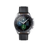 image produit Samsung Galaxy Watch3 Montre connectée Bluetooth, boîtier 45 mm, bracelet en cuir, bracelet en cuir, capteur de chute, suivi de sport, 53,8 g, batterie 340 mAh, IP68, Mystic Silver [version italienne]