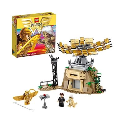 LEGO- Wonder Woman vs Cheetah DC Comics Super Heroes Jeux de Constructions, 371 pièces, 76157