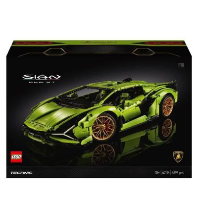 image LEGO 42115 Technic Lamborghini Sián FKP 37 Voiture de course, Set avancé pour adultes, modèle de collection