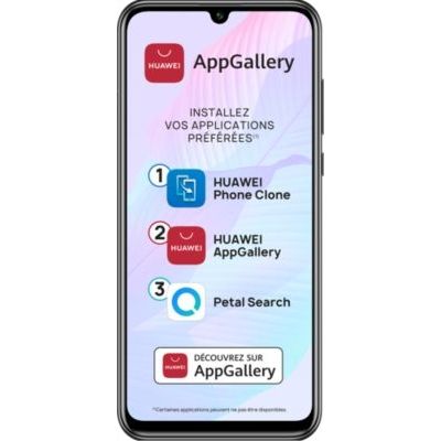 image Huawei P smart S Smartphone (6.3", 4/128 Go, Double Nano SIM EMUI 10.1 & AppGallery), Triple Caméra avec Capteur Principal de 48MP, Noir [Version Française]