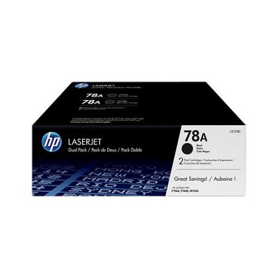 image HP 78A CE278AD pack de 2, toners d'origine, noir