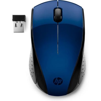 image HP 220 - Souris Sans Fil Bleu Lumière (USB, 1600 DPI, Ambidextre)