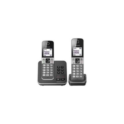 image Panasonic KX-TGD322 Téléphones sans Fil Répondeur Ecran Noir [Version Française]