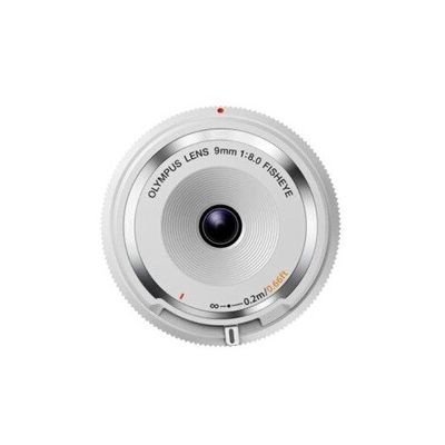 image Olympus BCL-0980 Objectif pancake Fisheye 9 mm Blanc