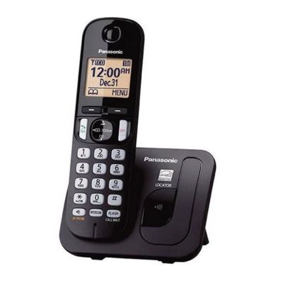 image PANASONIC téléphone DECT solo noir sans répondeur