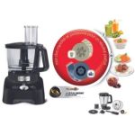 image produit Moulinex Robot Multifonction DoubleForce 1000 W grande capacité 3L blender 2L hachoir disques râper émincer fin/épais lames inox en titanium robot cuisine avec 28 fonctions FP821811