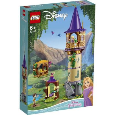 image LEGO 43187 Disney La tour de Raiponce - Ensemble de Jeu de la Tour du Château avec 2 mini poupées du dessin animé