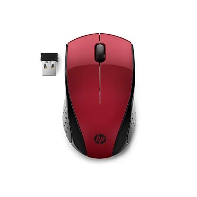 image HP 220 - Souris Sans Fil Rouge Coucher de Soleil (USB, 1600 DPI, Ambidextre)