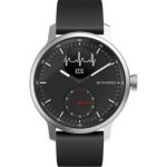 image produit Withings Scanwatch 42mm Montre Connectée Hybride avec ECG, Fréquence Cardiaque, SPO2 et Suivi du Sommeil Unisex-Adult, Noir